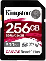 Карта пам'яті Kingston 256 GB SDXC Class 10 UHS-II U3 Canvas React Plus (SDR2/256GB)