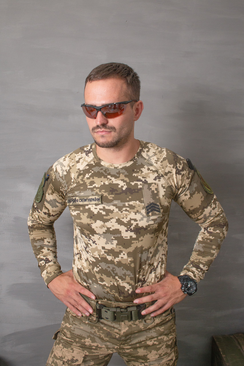 Лонгслів тактичний Fusion, ТМ КОRКА, піксель