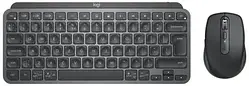 LOGITECH MX KEYS MINI COMBO FOR BUSINESS - ZESTAW KLAWIATURA I MYSZ NIEMCY CZARNY (920011054)