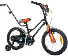 Sun Baby Rower Dziecięcy Tiger Bike 16 cali dla Chłopca Pomarańczowo Turkusowy