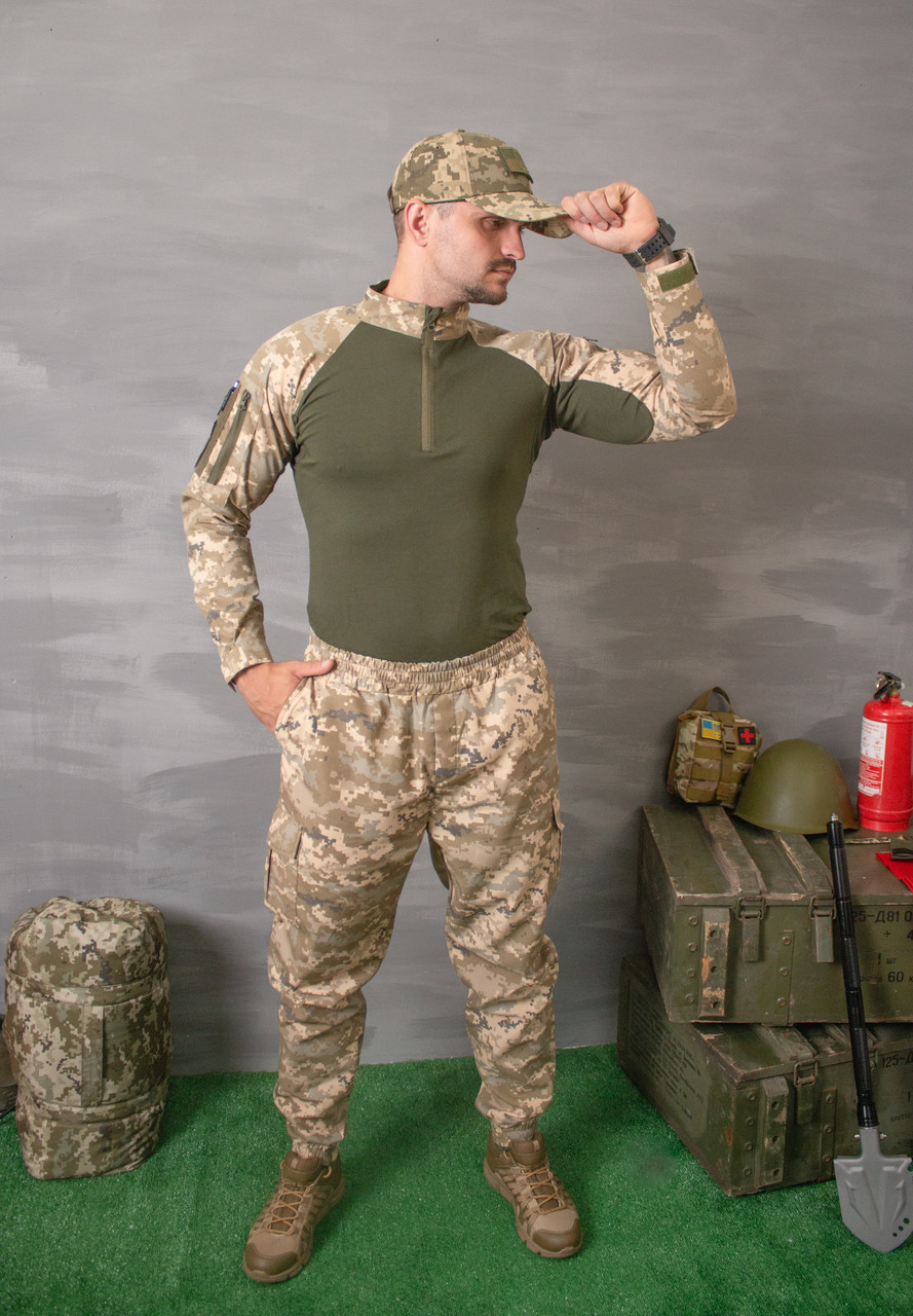 Джогери поплін + убакс стрейч/кулір, поплін