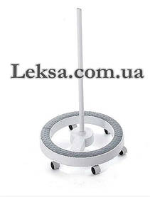 Штатив для лампи-лупи круглий 5 В сірий із гвинтом