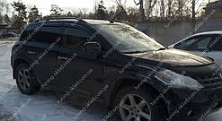 Вітровики вікон Ніссан Мурано 1 (дефлектори бічних вікон Nissan Murano Z50)