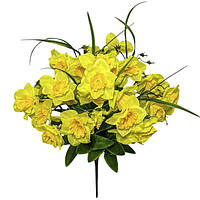 Штучні квіти букет нарцисів 33 задоволення, 50см