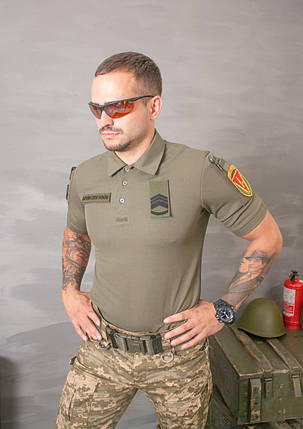 Тактична футболка - Поло cool pass олива, фото 1