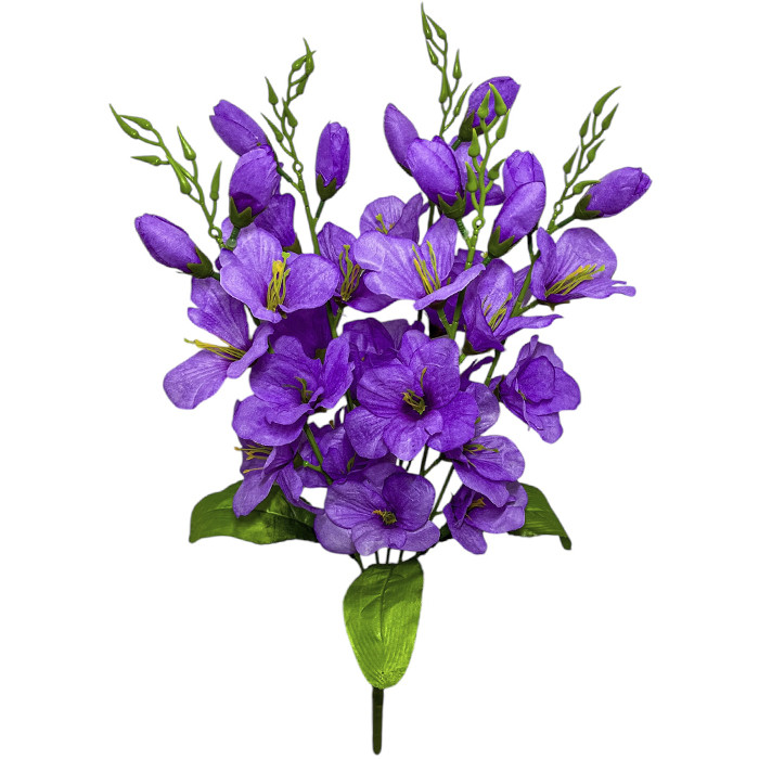 Штучні квіти букет гладіолуси Першокласник, 64см, фото 1