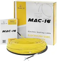 Нагрівальний кабель Przewód grzewczy MAC-16, 16W/mb, 7,5-154m 90m