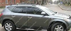 Вітровики вікон Ніссан Мурано 2 (дефлектори бічних вікон Nissan Murano 2 Z51)