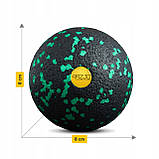 Масажний м'яч 4FIZJO EPP Ball 08 Black/Green (P-5907222931233), фото 4