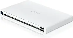 Обладнання для систем спостереження Ubiquiti Uisp-S-Pro-Eu 24-Port Poe Gigabit Switch With Sfp+
