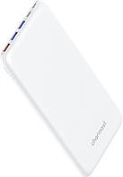 Charmast W2002C Портативний зарядний пристрій Power Bank на 26800mAh з функцією швидкої зарядки 15Вт. Білий