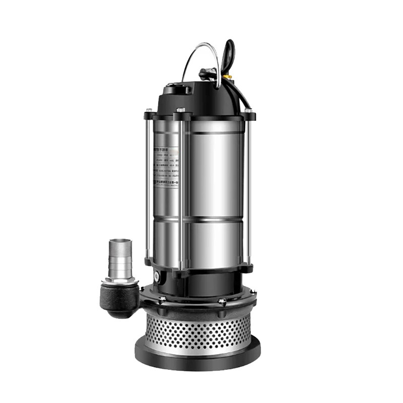 Погружной насос, 1100W, 220V, до 2.5 м³/ч, подъем до 25 м, 25мм, нержавеющая сталь + переходник