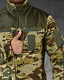 Костюм польовий мультикам Wild – флісова кофта та штани із захисними вставками НП4971 ТМ, фото 4