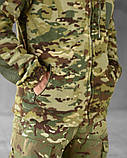 Костюм польовий мультикам Wild – флісова кофта та штани із захисними вставками НП4971 ТМ, фото 7