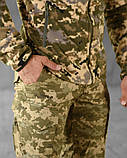 Костюм польовий піксель Wild – флісова кофта та штани із захисними вставками НП4970 ТМ, фото 9