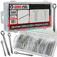 Шплінти в пластиковому кейсі MAR-POL M66489 шплінти для механічних з'єднань