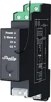 Реле Shelly предохранитель 2-канальное на DIN-рейке Qubino Pro 2Pm