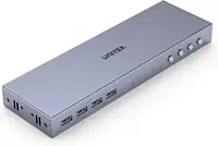 Перемикач KVM Unitek Przełącznik KVM V306A 4K HDMI 2.0 4-in 1-out +USB