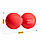 Масажний м'яч подвійний 4FIZJO Lacrosse Double Ball 6.5 x 13.5 см Red (P-5907222931219), фото 4
