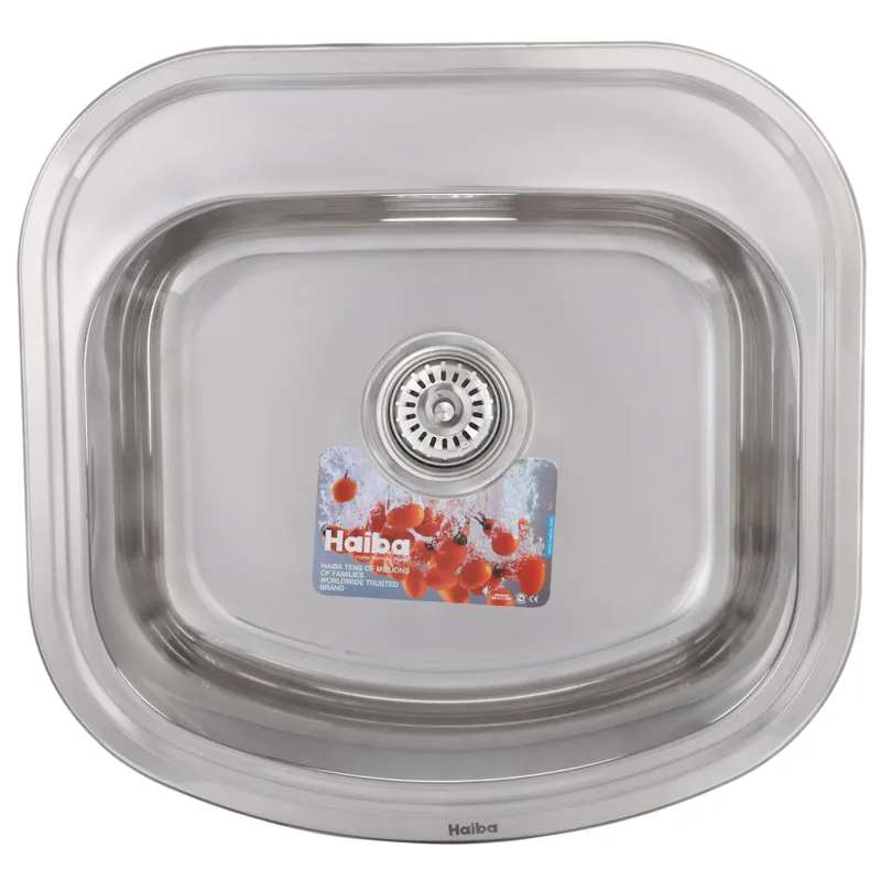 Мийка кухонна Haiba 49x47 (polish) (HB0536), фото 1