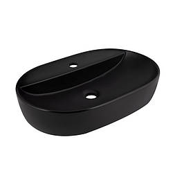 Раковина-чаша Qtap Scorpio 610x400x120 Matt black QT142203MBMBN