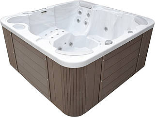 СПА-басейн IQUE Corsica 2000-CFL (200х200х89 см) Brushed walnut