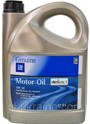 Моторна олива General Motors Dexos 1 5W-30, 5л (95599877)