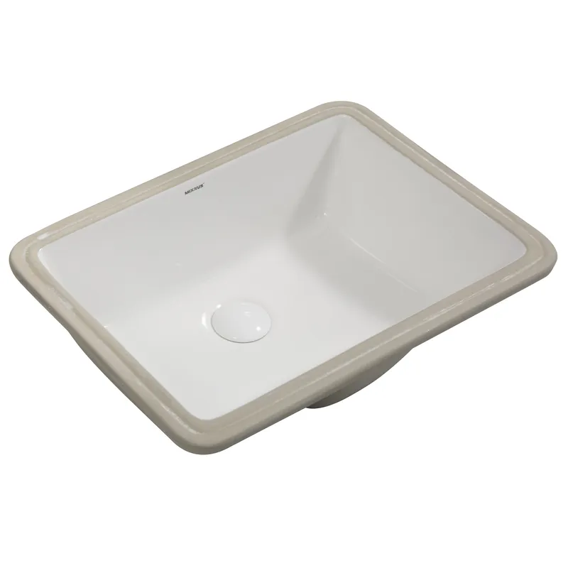 Раковина врізна під стільницю MIXXUS PREMIUM STYLE-1701 510х380х200mm з переливом (MP6567), фото 1