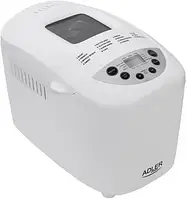 Хлібопічка Adler AD 6019 Maszyna do chleba - 15 Programów (Biały)