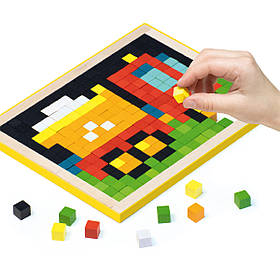 Розвиваюча гра мозаїка Дерев'яні пікселі 4 (109-174)