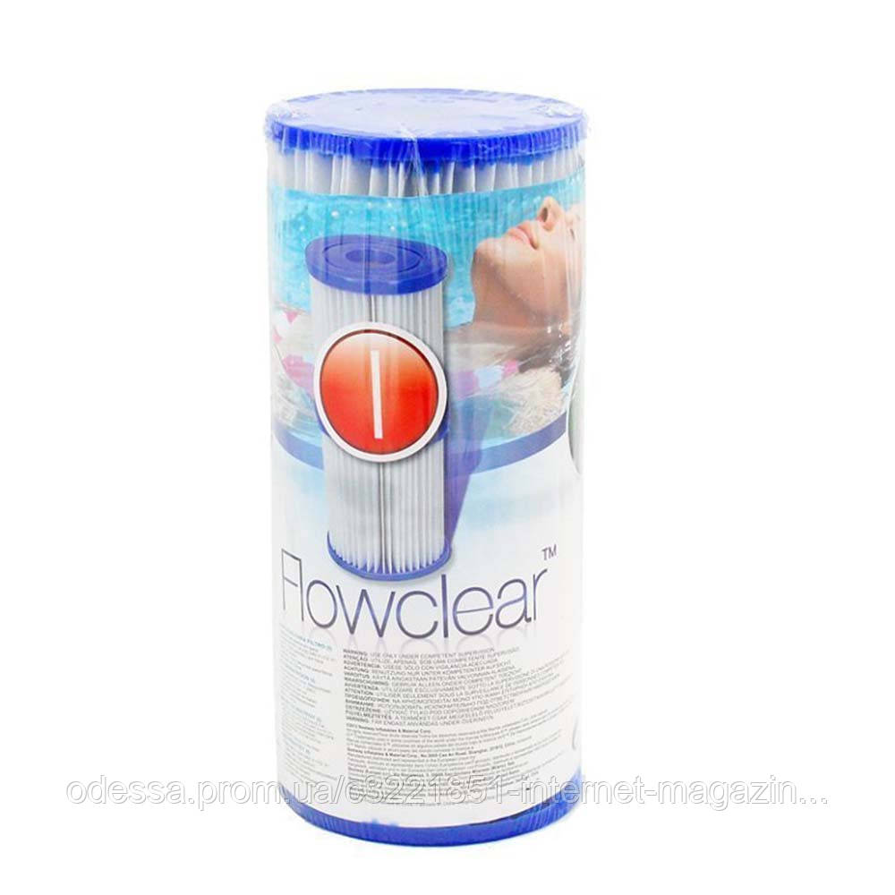 Картридж змінний BestWay 58093 (для фільтр-насосу, тип: «I», Ø78*⬍90 мм, ціна за 2 шт в упаковці) [Склад зберігання: Одеса №2]