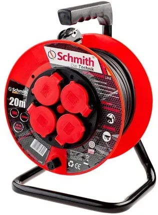 Подовжувач Schmith Przedłużacz Bębnowy Przewód 3X1,5Mm, 20M SPPL120, фото 1