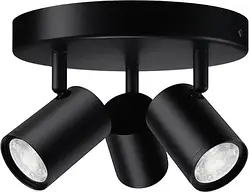 Люстра WiZ Kinkiet Imageo 3x 5 W, kolorowe światło, czarny (929003211001)