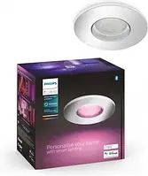Світильник врізний PHILIPS HUE White and color ambiance 1 szt. 5,7W Xamento chrom