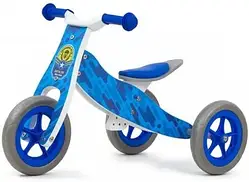 Дитячий велосипед Milly Mally Look Blue Army