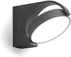 Настінний садовий світильник Kinkiet Zewnętrzny Led Mimosa 7W 4000K 680Lm Ip44 Antracyt Philips