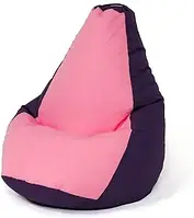 Пуф Go Gift Pufa Worek Sako Fioletowy-Różowy xl 130x90