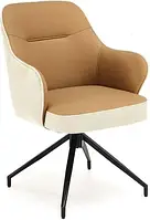 Стілець для кухні Halmar Krzesło K527 Brązowy Beżowy 5905248132061