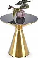 Стіл/лава Halmar Ława Okrągła 50Cm Tribeca Czarny Marmur