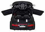 Дитяча акумуляторна машинка Audi R8 Чорна, фото 6