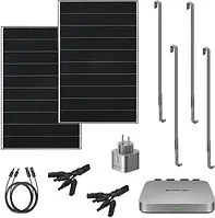 Сонячна панель балконна EcoFlow PowerStream BASIC PLUS + 2 x Kensol 395W
