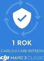 Аксесуар для моделювання Dji Care Refresh Mavic 3 Classic 1 rok Karta