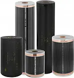 Нагрівальний мат Mission Air Zestaw Folia Mata Grzewcza Podczerwień 160W 22m² ZESTAWIRSILVER22M160W50CMLEOWHI, фото 8