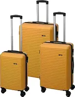 Валіза Zestaw 3 walizek 20/24/28 cale Proworld miodowa