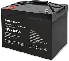 Гелевий аккумулятор Akumulator AGM Qoltec 12V 80Ah