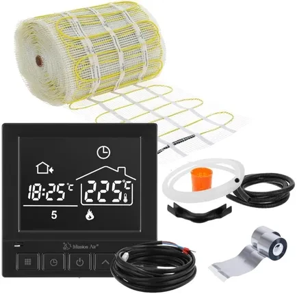 Нагрівальний комплект Zestawy mat grzewczych pod płytki MA-160 W/m² 14 m² Taurus Black, фото 1