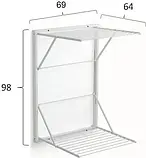 Сушарка для білизни Arredamenti Na Pranie Koral Biały, фото 3