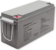Акумулятор Qoltec AGM, 12V, 150Ah, макс. 2250A