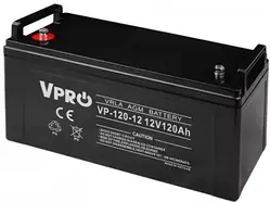 Акумулятор для ДБЖ Volt Polska VPRO 120 Ah 12V AGM VRLA (6AKUAGM120)