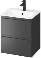 Умивальник з тумбою Cersanit Moduo 50 см Anthracite (S80-1471-Dsm 49325)